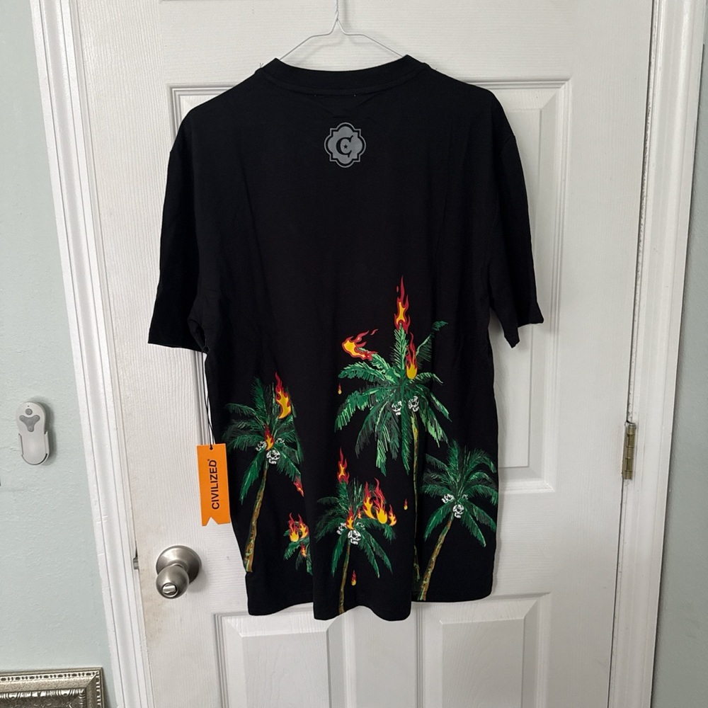 Cav Empt Black Graphic Short Sleeve Tee